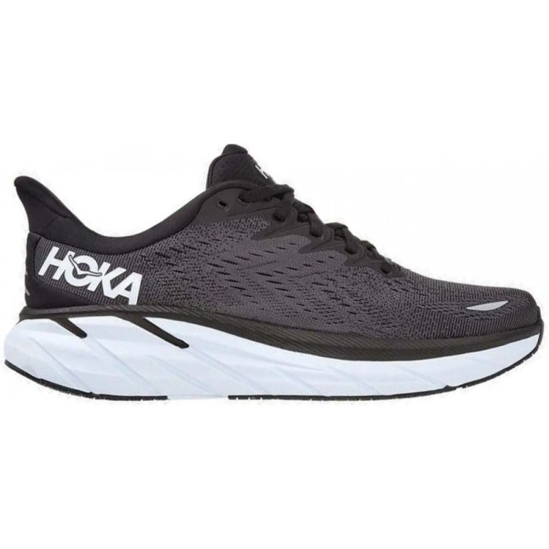 Hoka Clifton 8 Black White Hoka Clifton 8 Black White