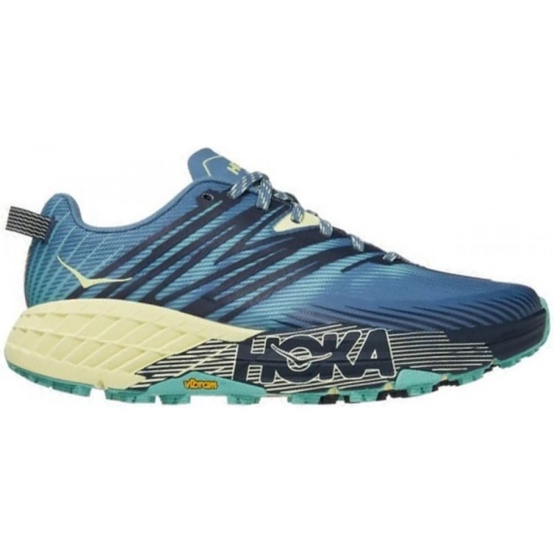 Hoka Speedgoat 4 Wide Provincial Blue Luminary Green Hoka Speedgoat 4 Wide Provincial Blue Luminary Green